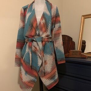 Aztec Patterned Cardigan by 36.5